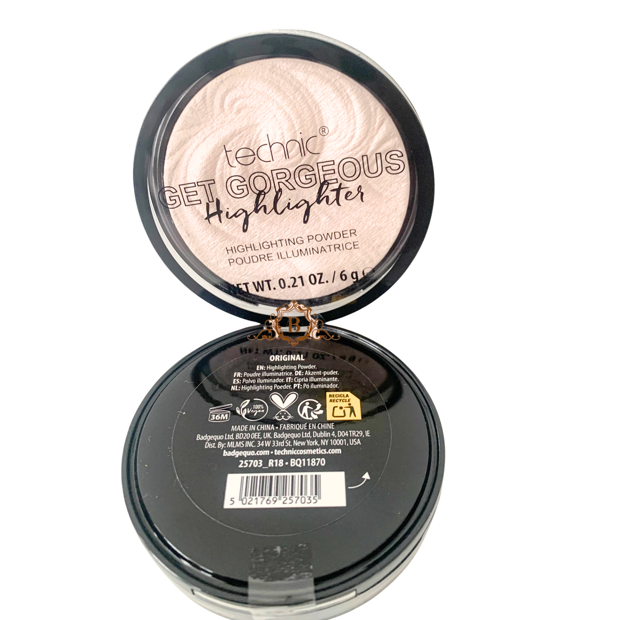 Technic get Gorgeous highlighter Highlighting Powder Original 6g by Betaglam