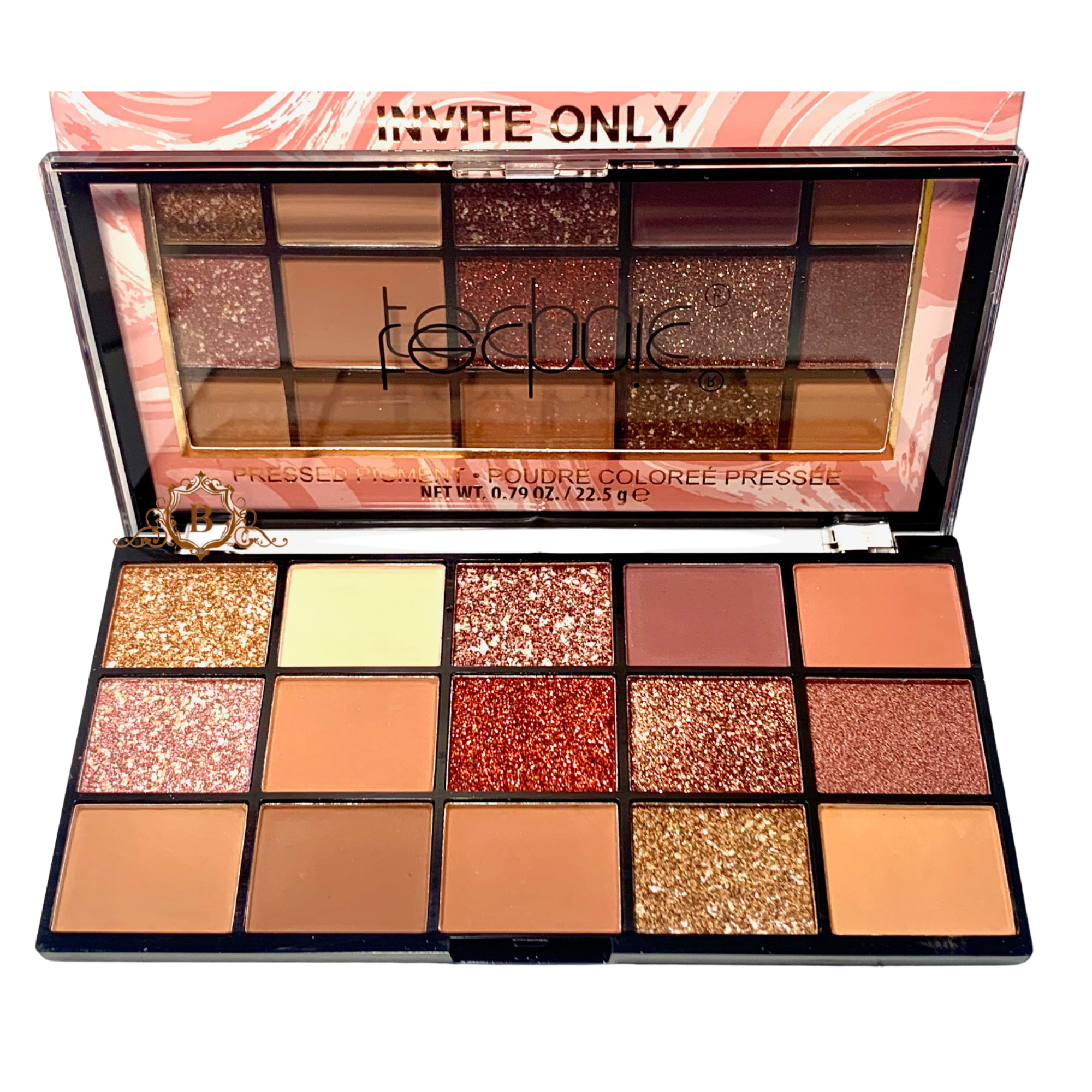 TECHNIC PRESSED GLITTER EYESHADOW PALETTE PIGMENT INVITE ONLY by Betaglam