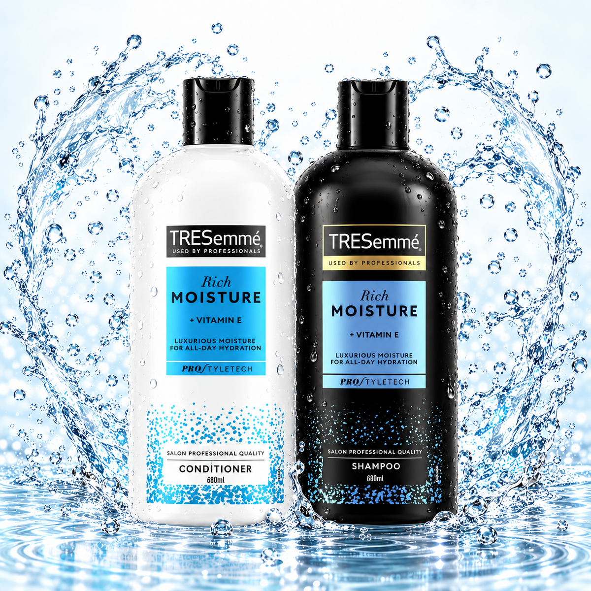 Tresemme Shampoo And Conditioner Set With Two 680 mL Bottles. by Betaglam Main image