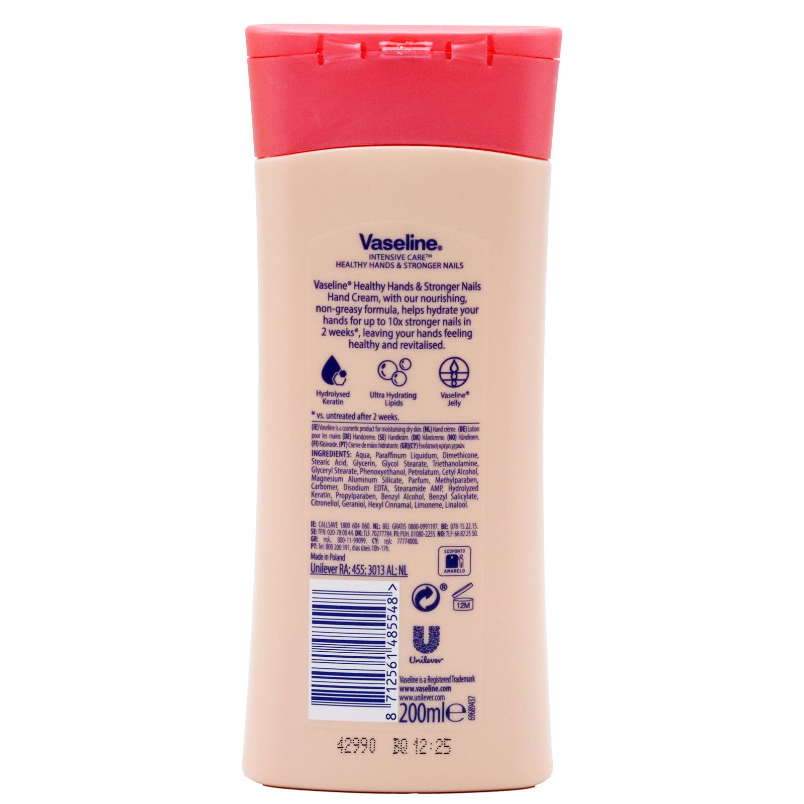 Vaseline Lotion Healthy Hands Hydrating Hand Lotion 200ml For Soft Moisturized Skin by Betaglam