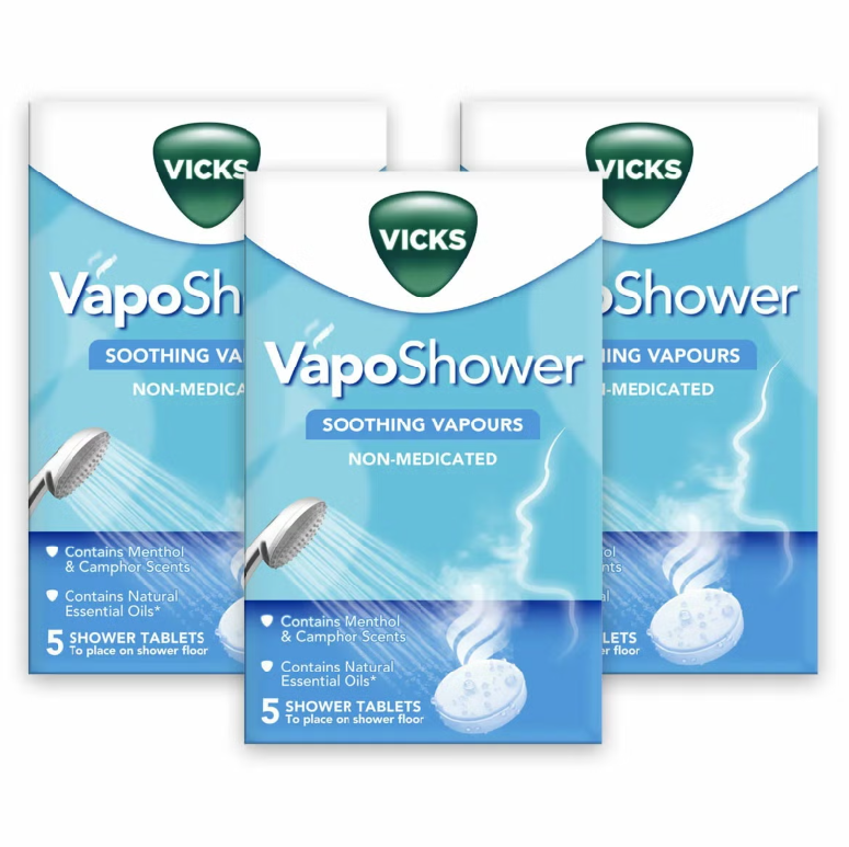 Vicks VapoShower Tablets, 3 x 5 Count by Betaglam Main image