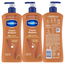 Vaseline Cocoa Radiant Body Lotion for Dry Skin Three 600ml Bottles by Betaglam