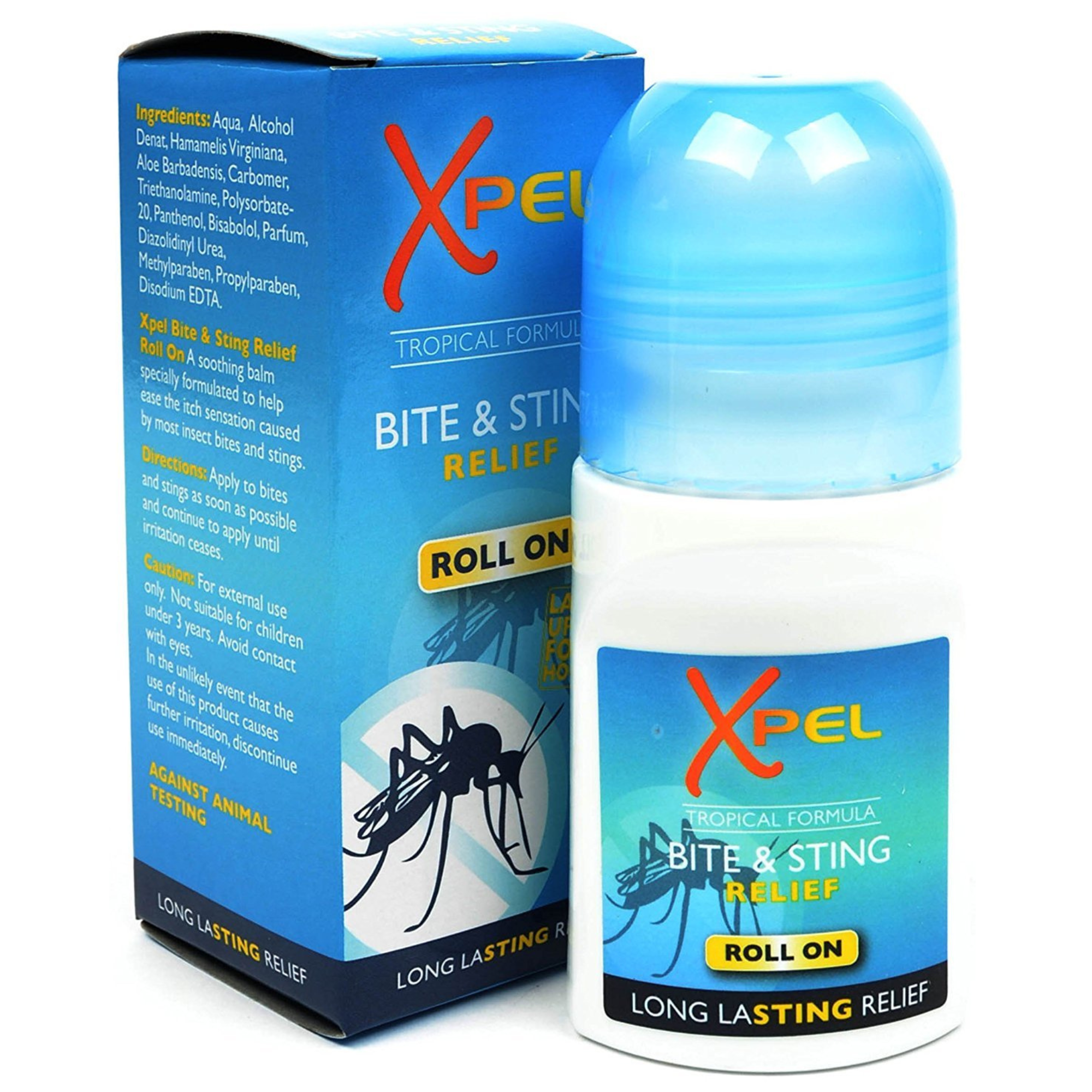 XPEL BITE & STING RELIEF ROLL ON 75ML tropical Formula by Betaglam Cosmetics