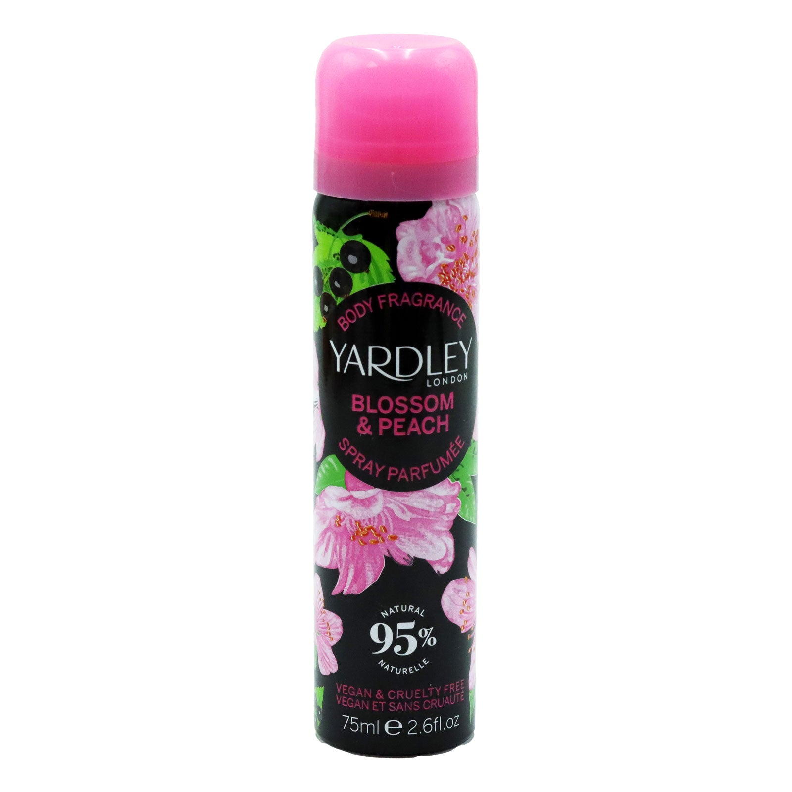 Yardley Blossom and Peach Body Spray 75ml Perfume Mist by Betaglam