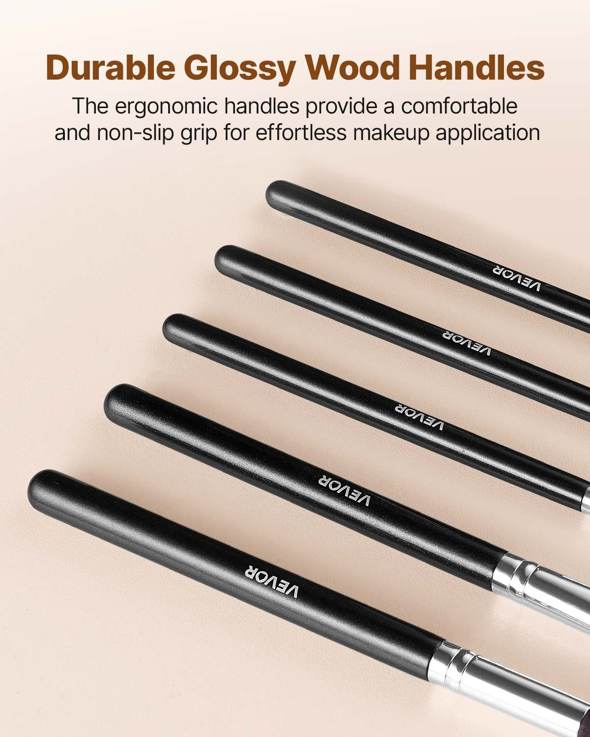 34-Piece Makeup Brush Set, Professional Brushes Kit for Foundation Blending Eyeshadow Concealer Blush - with Soft Bristles, Ergonomic Wood Handle, Travel-Friendly Case Included by Betaglam
