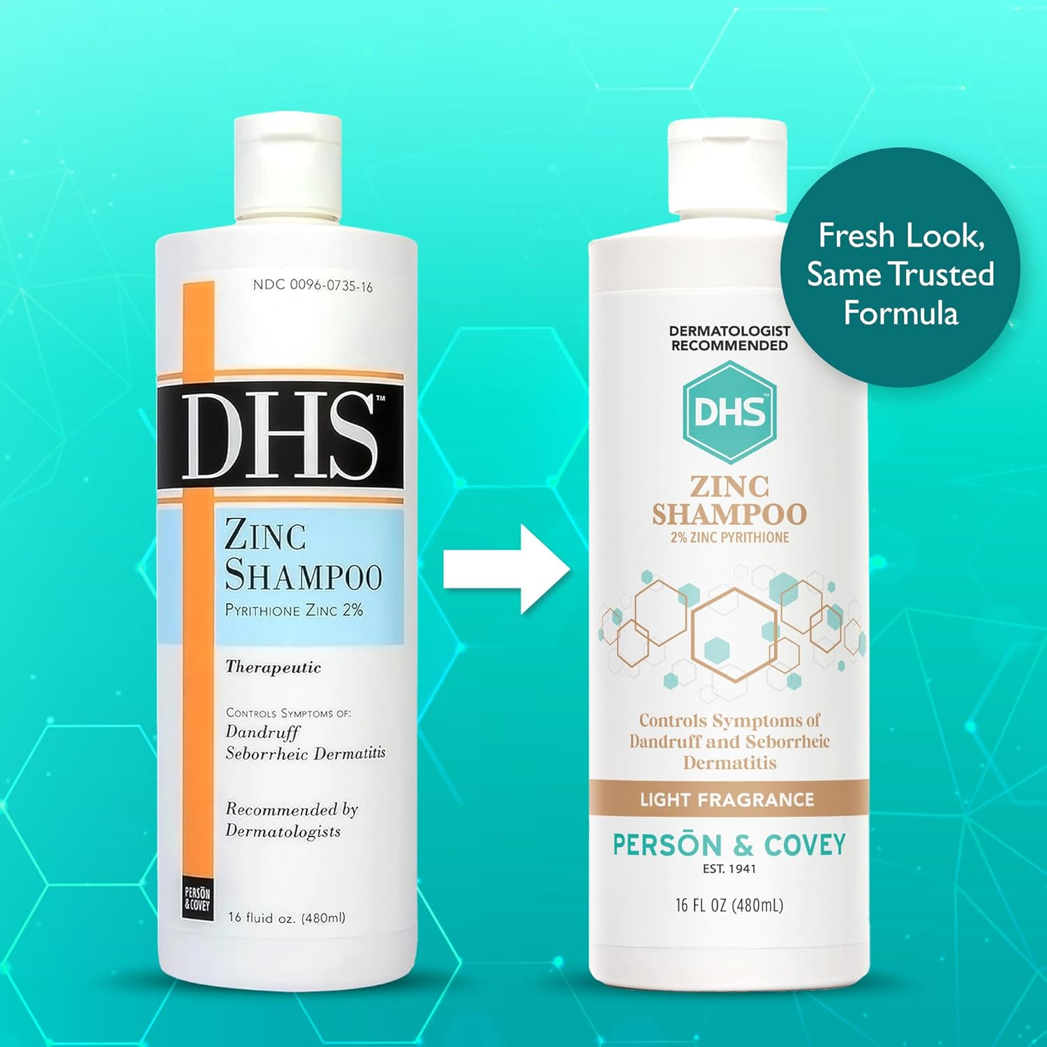 2 Percent Pyrithione Zinc Shampoo For Dandruff Itching And Flaking 16 Oz Secondary image