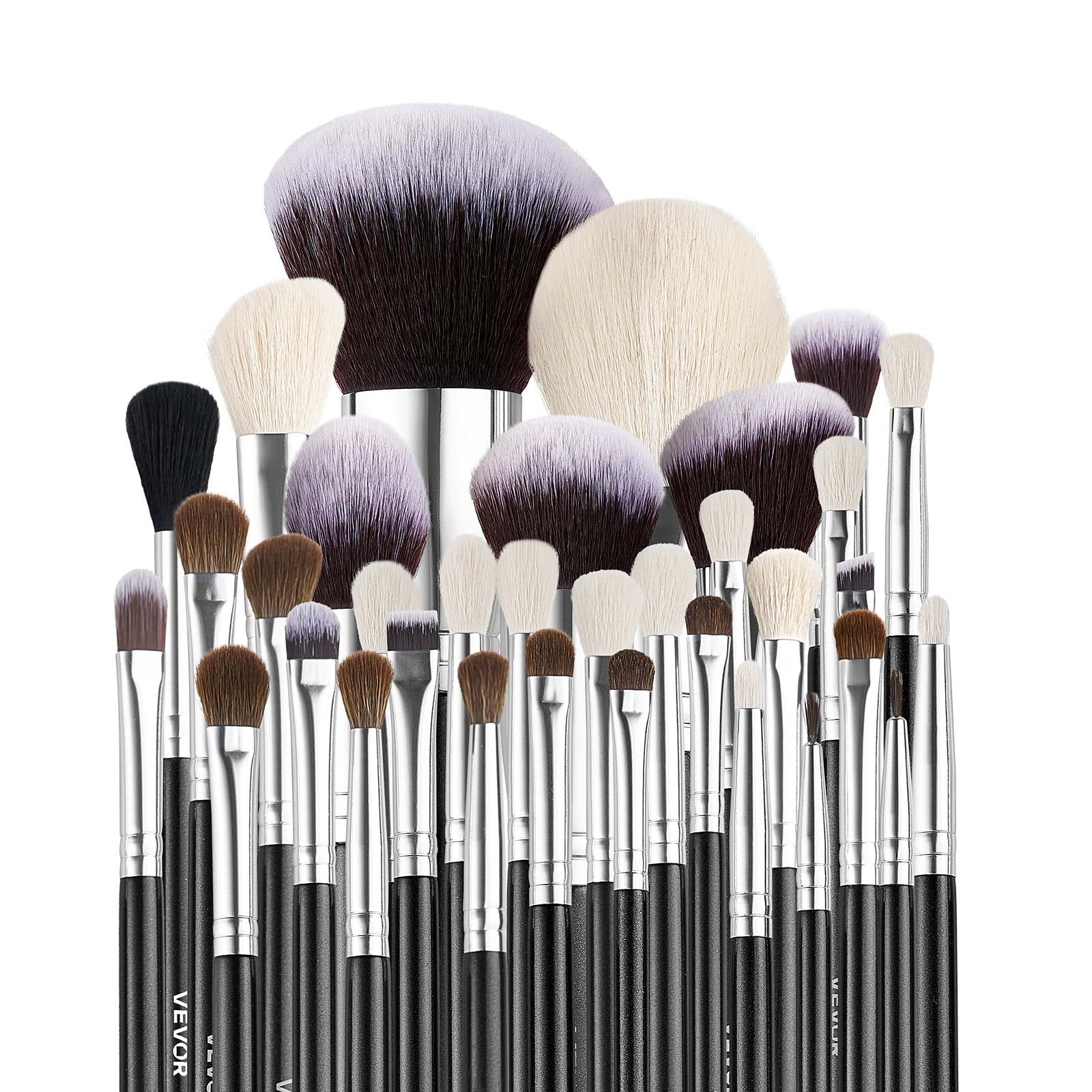 34-Piece Makeup Brush Set, Professional Brushes Kit for Foundation Blending Eyeshadow Concealer Blush - with Soft Bristles, Ergonomic Wood Handle, Travel-Friendly Case Included by Betaglam