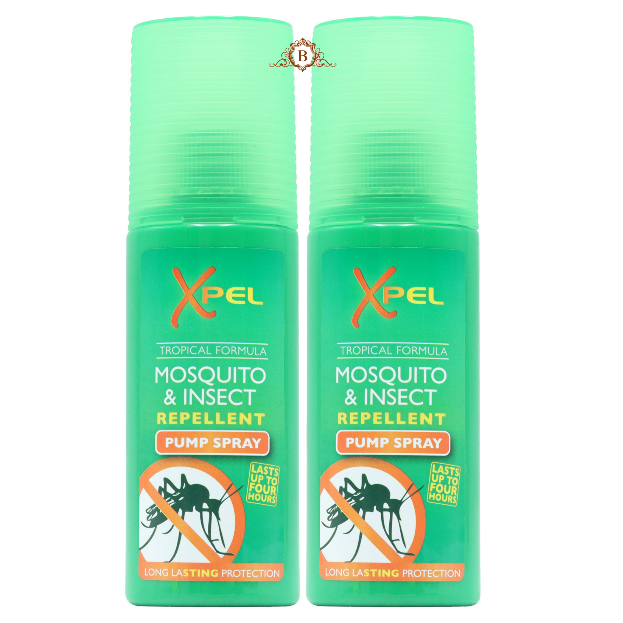 Set of 2 Xpel Mosquito and Insect Repellent Pump Spray 70ml for Outdoor Protection During Beach Trips Hiking Dusk Walks by Betaglam Main image