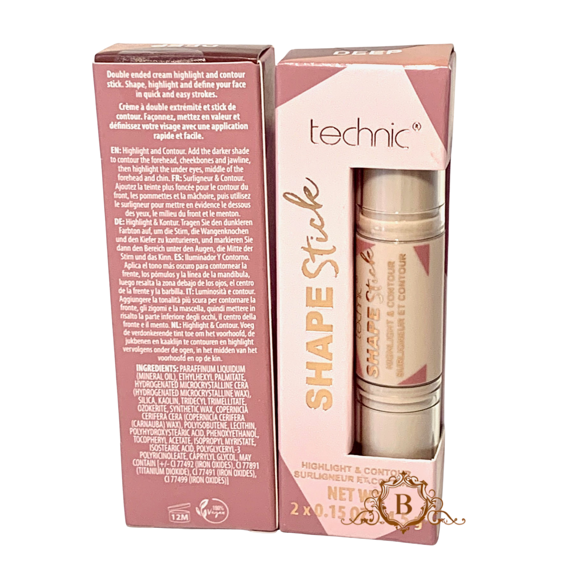 technic highlight & contour shape stick - Medium shade new boxed sealed Secondary image